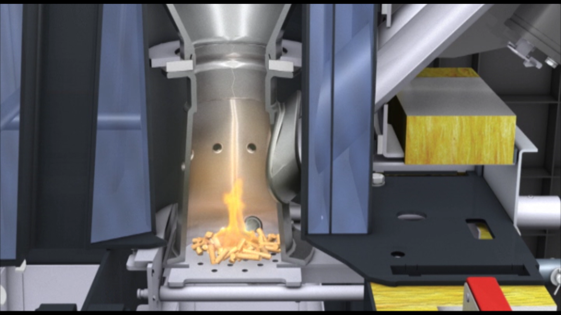 p4 pellet boiler combustion
