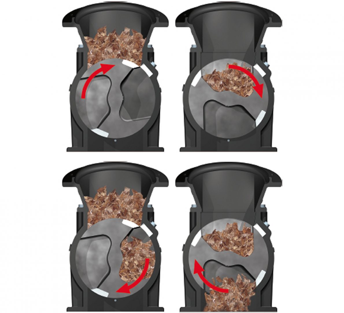 ood chip boiler air locks