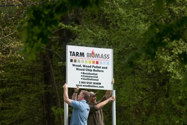 Tarm Biomass Sign