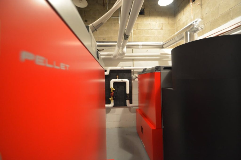 Two P4 Pellet Boilers