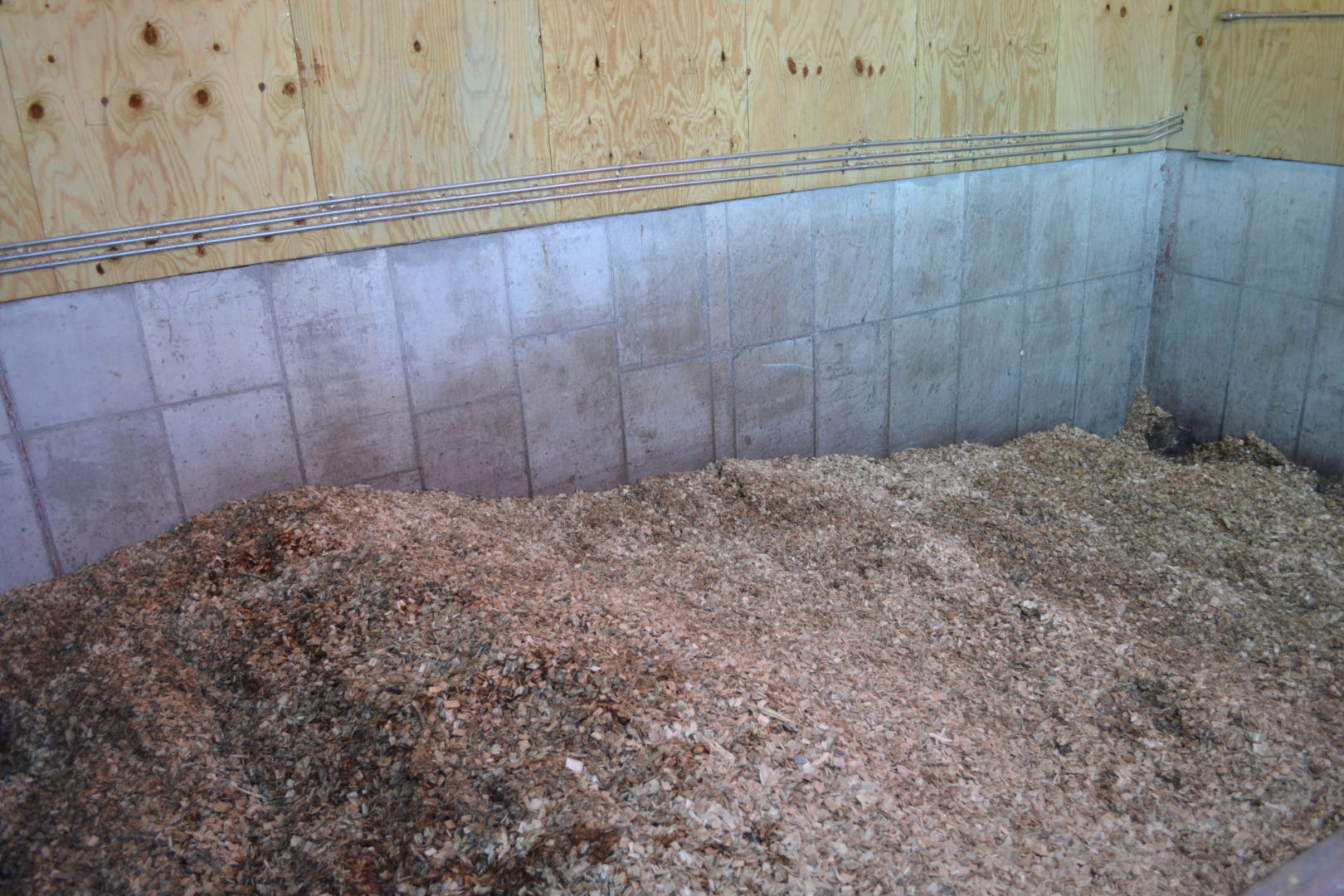 wood chips bunker