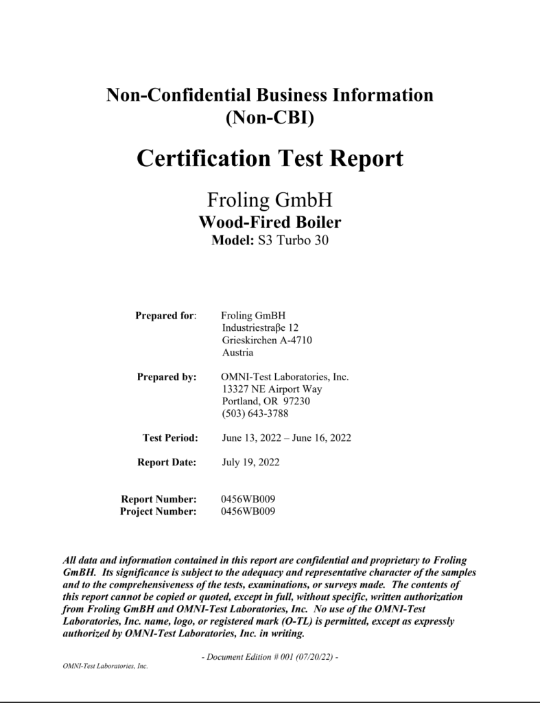 S3 Turbo 30 Test Report